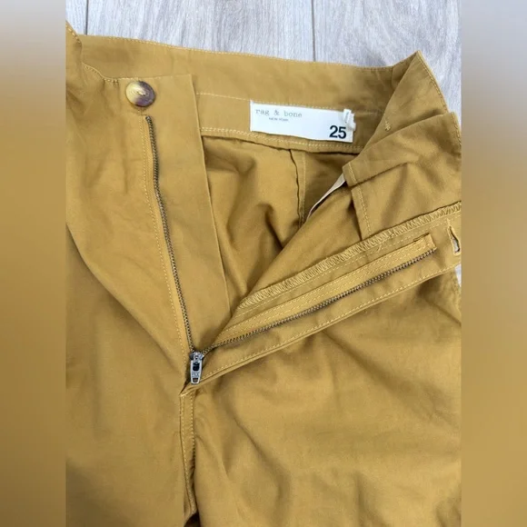 Rag & Bone Hunter High Rise Pleated Tapered Pants Size 25 - Picture 5 of 9